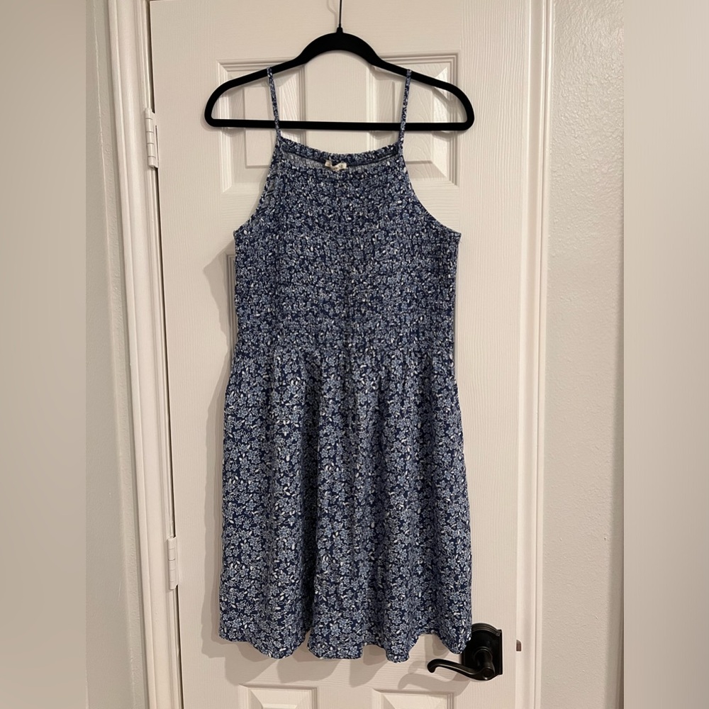 NWT Copper Key blue floral print dress